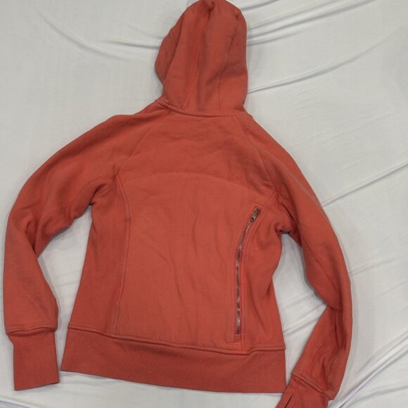 Lululemon Scuba Hoodie – Coral – Size 8 - Picture 2 of 2